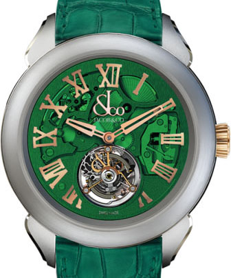 JACOB & CO PALATIAL FLYING TOURBILLON HOURS MINUTE 150.520.24.NS.QG.1NS Replica watch